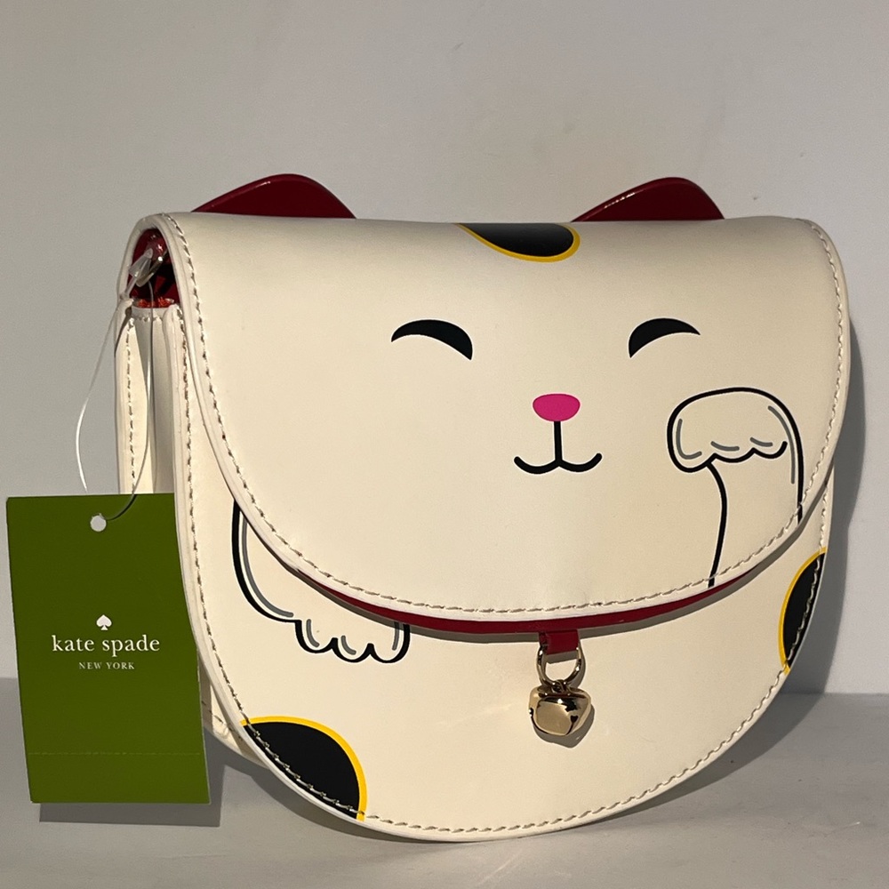 AUTHENTIC NWT kate spade tonti street lucky cat crossbody